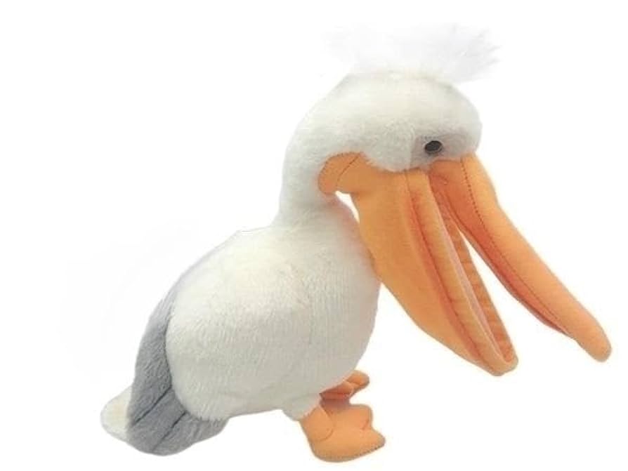 Amazon.co.jp: シミュレーションペリカンぬいぐるみ珍しい鳥動物